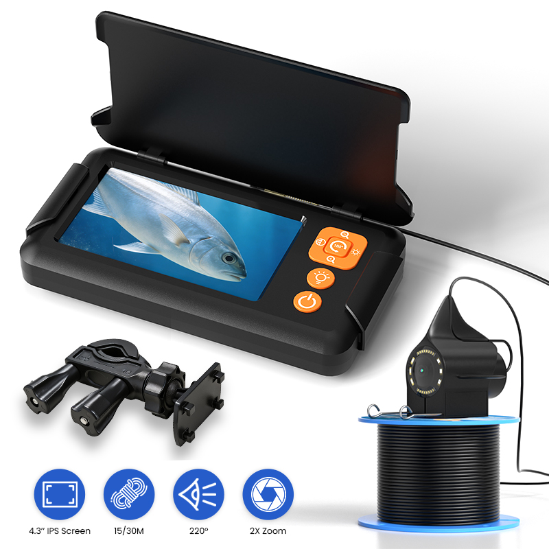 كاميرا صيد السمك بشاشة 4.3 بوص - مراجعة Fishing Camera وسعره