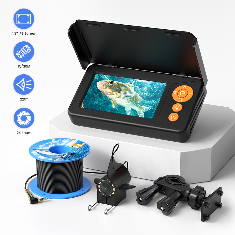 كاميرا صيد تحت الماء بشاشة 4.3 - مراجعة Fish Finder Cable وسعره
