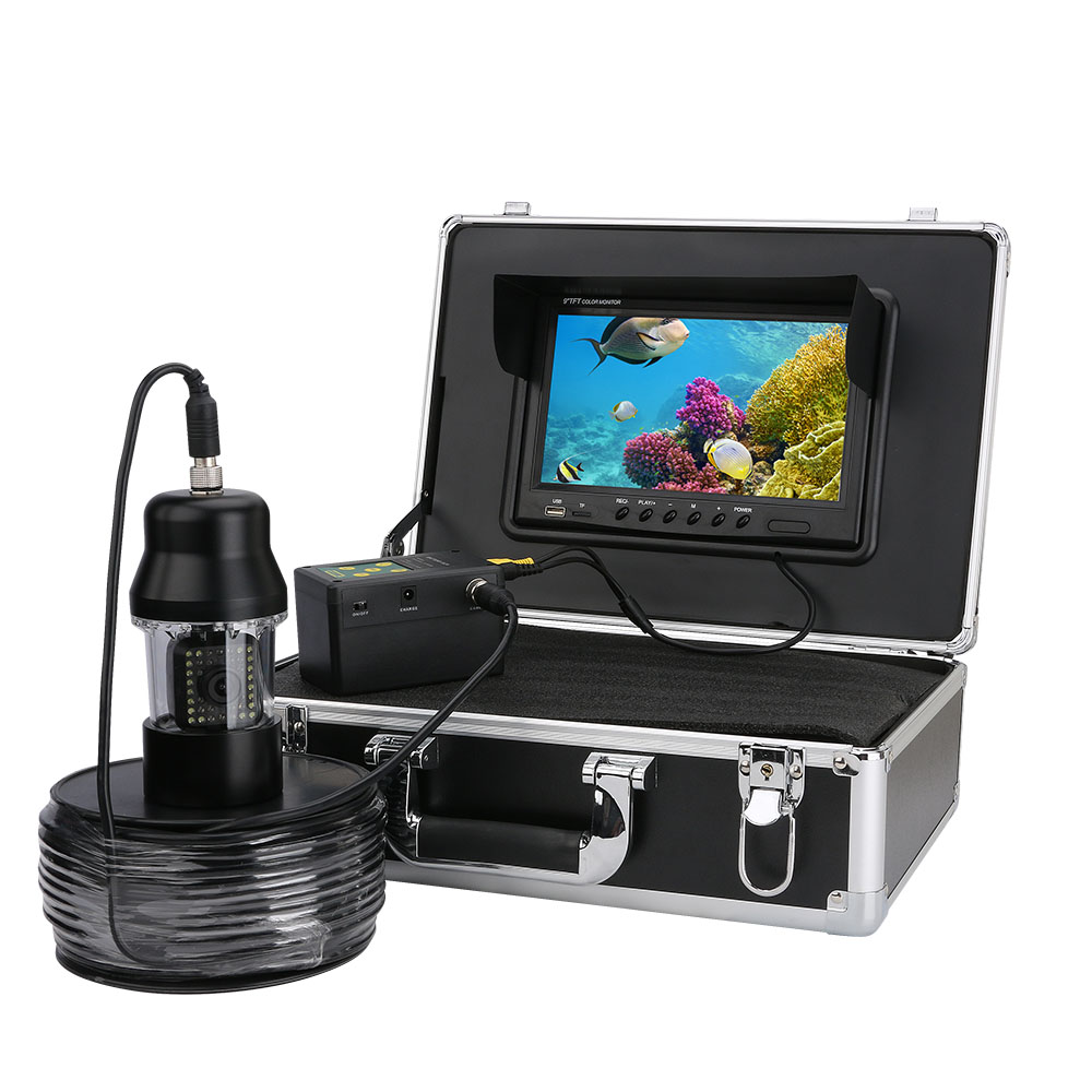 9 بوصة مسجل DVR 100 متر تحت ال - مراجعة Fishing Camera وسعره