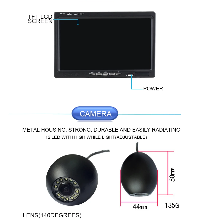نظام كاميرا صيد تحت الماء عالي - مراجعة Fishing Camera وسعره
